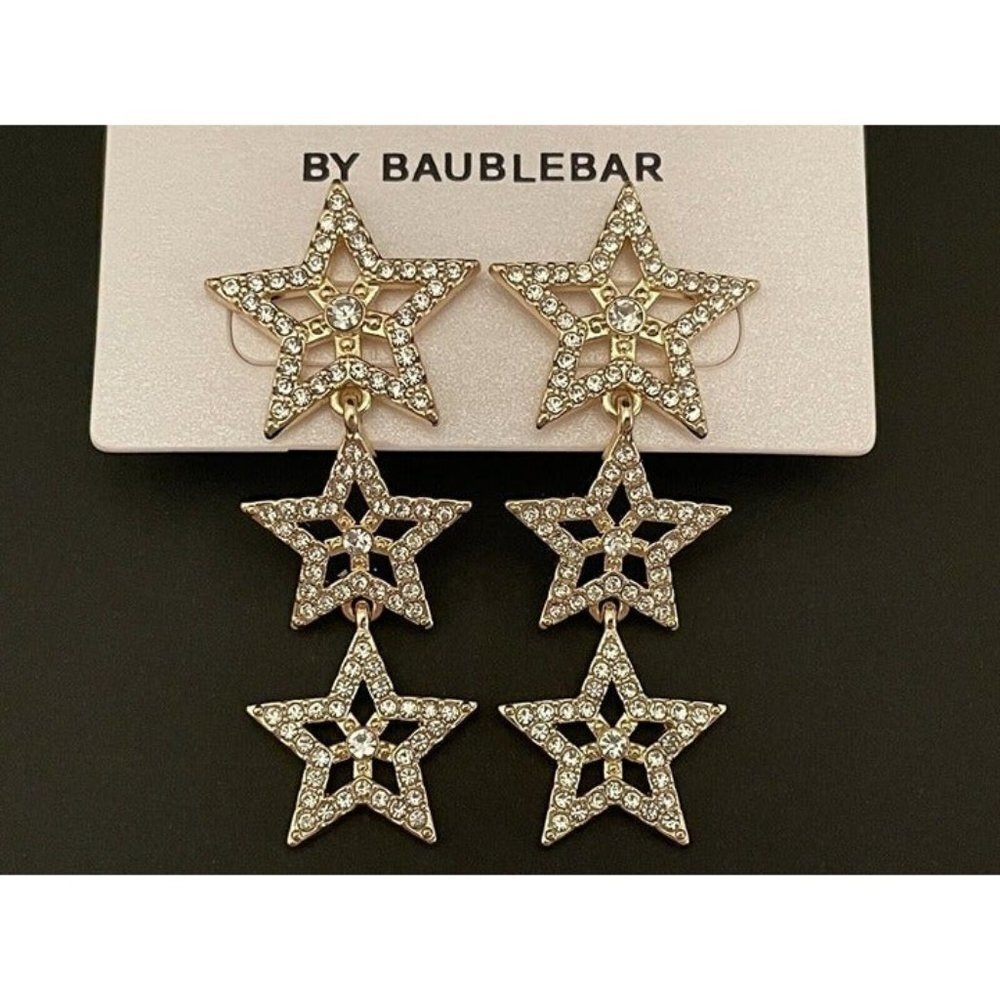 SUGARFIX by BAUBLEBAR Crystal Triple Star Dangle Earrings